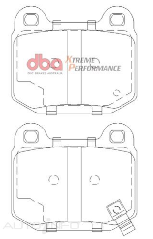 DBA Extreme Performance brake pads DB1521 Mitsubishi Evolution, Nissan & Subaru Rear (Brembo Caliper)