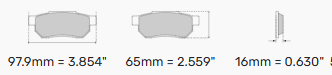 Ferodo Brake Pads - FRP3069