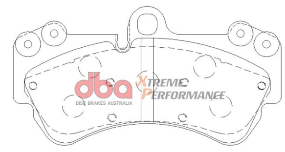 DBA Extreme Performance brake pads DB1676 Porsche Cayenne & Volkswagen Touareg & Touran front