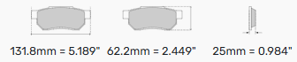 Ferodo Brake Pads FRP1078 - Fits Mercedes AMG GT3/GT4