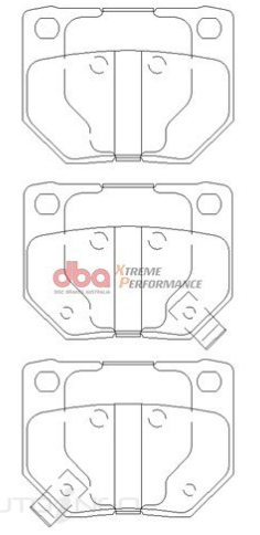DBA Extreme Performance brake pads DB1220 Nissan 300ZX, Skyline & Subaru Impreza rear (Akebono caliper)