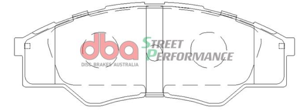 DBA Street Performance brake pads DB1741 Toyota Hilux front