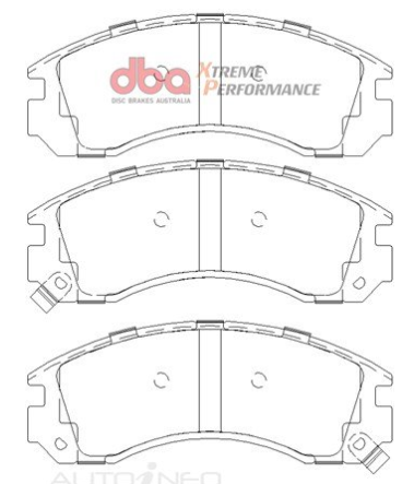 DBA Extreme Performance brake pads DB1223 Mitsubishi 300GT, Challenger, Chariot, FTO, Galant, L200, Lancer EVO, Outlander & Pajero Front (Non BREMBO Caliper)