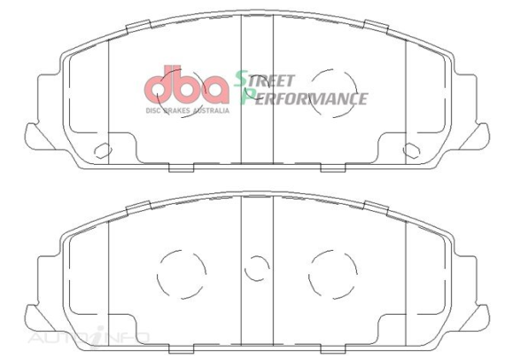 DBA Street Performance brake pads DB1765 Holden Calais, Caprice, Commodore & Statesman front