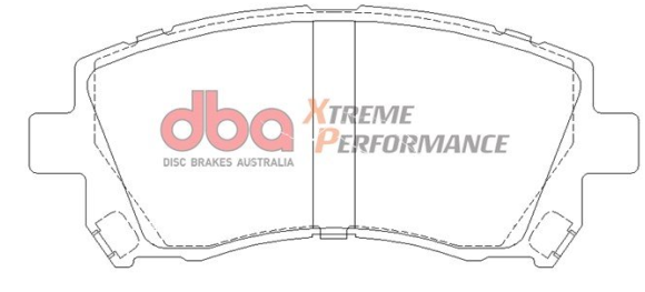 DBA Extreme Performance brake pads DB1342 Subaru Forester, Impreza, Legacy & Outback front