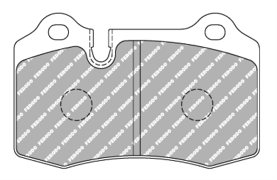 Ferodo DS2500 Brake Pads FCP1348 Chevrolet, Ferrari, Ford, Maserati