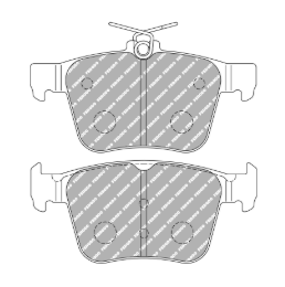 Ferodo Brake Pads FCP4697 - Volkswagen Golf "R" MK7 - Rear
