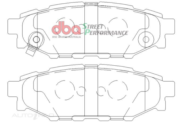 DBA Street Performance brake pads DB1803 Subaru BRZ, Forester, Impreza, Legacy, Outback & Toyota 86 rear