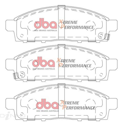 DBA Extreme Performance brake pads DB1774 Mitsubishi Challenger, L200, Triton & Nissan NV200 front