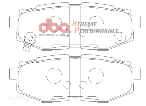 DBA Extreme Performance brake pads DB1789 Subaru WRX, BRZ & Toyota 86 rear