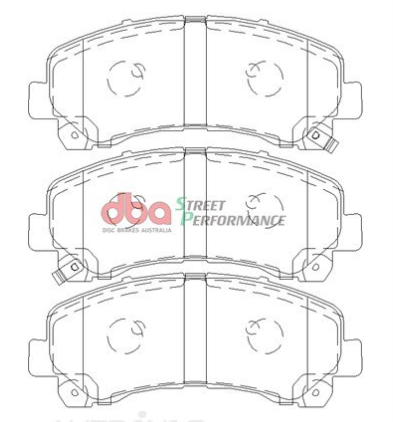 DBA Street Performance brake pads DB1841 Holden Colorado, Trailblazer & Isuzu D-Max & LDV T60 front