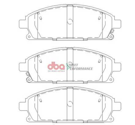 DBA Street Performance brake pads DB1333 Nissan Pathfinder, Elgrand & Terrano front