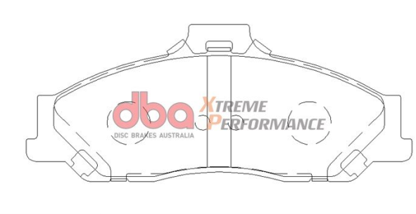 DBA Extreme Performance brake pads DB1366 Ford Courier, Ranger, Mazda B2500, Bounty & BT50 front