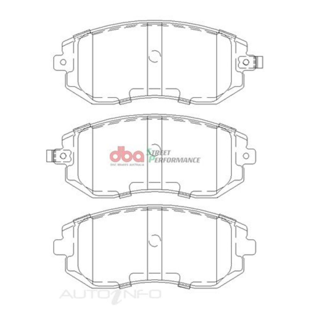 DBA EXTREME PERFORMANCE PADS DB1491 SUBARU BRZ,TOYOTA 86 FRONT