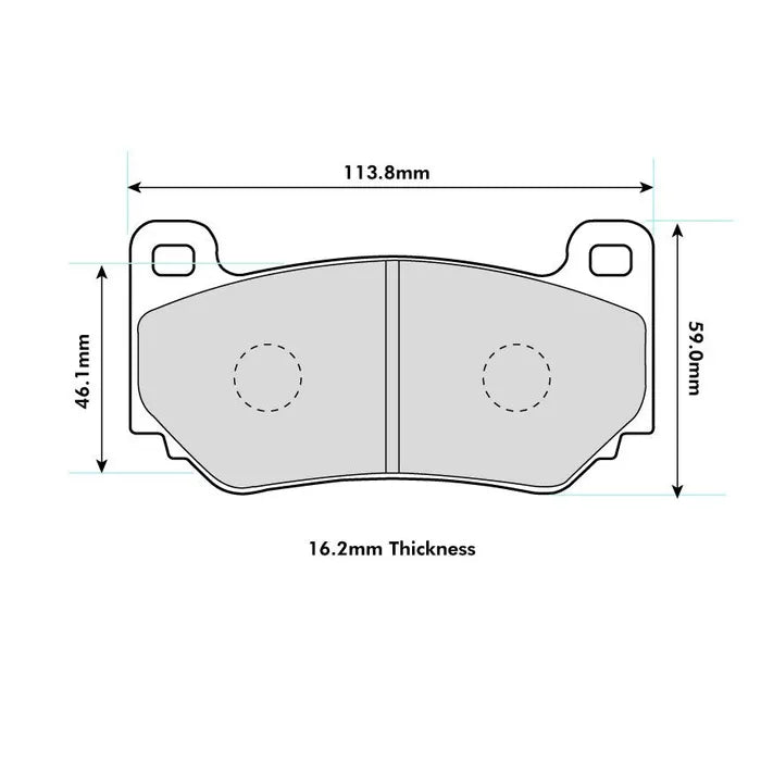 Ferodo Racing Brake Pads FRP3085 AP Racing CP7600/CP7606/CP7613 / OE Calipers, Lotus, MG front
