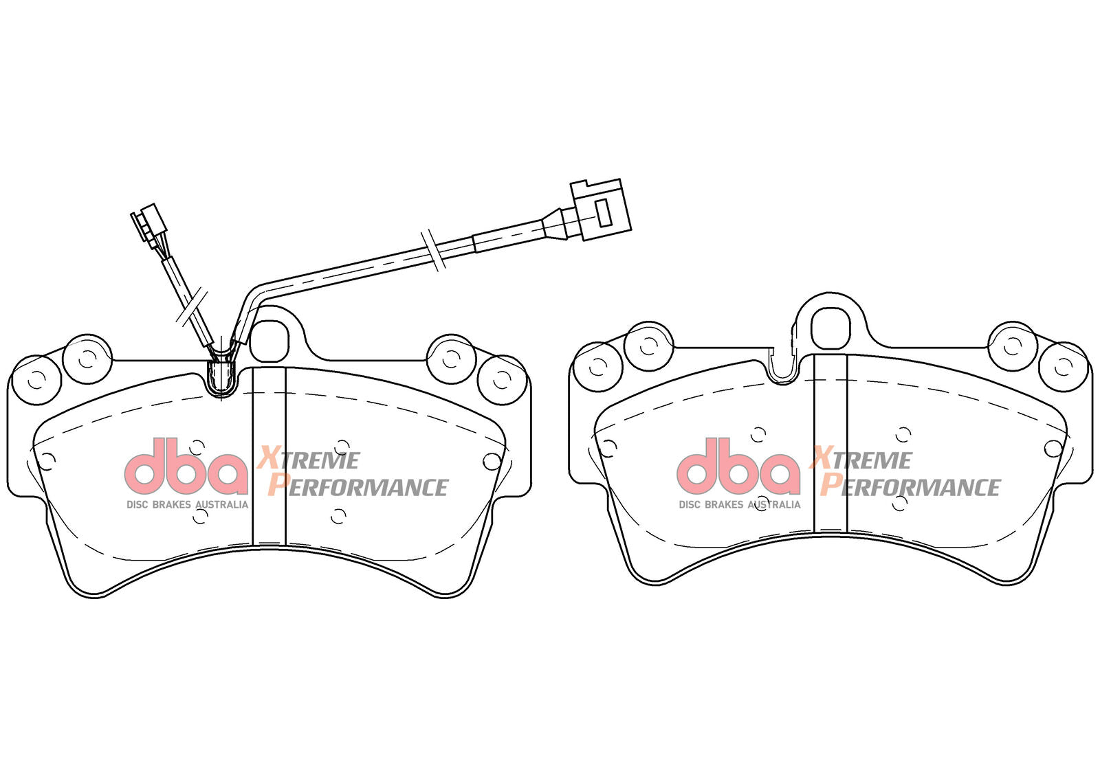 DBA STREET PERFORMANCE PADS DB7878 AUDI,PORSCHE,VOLKSWAGEN FRONT